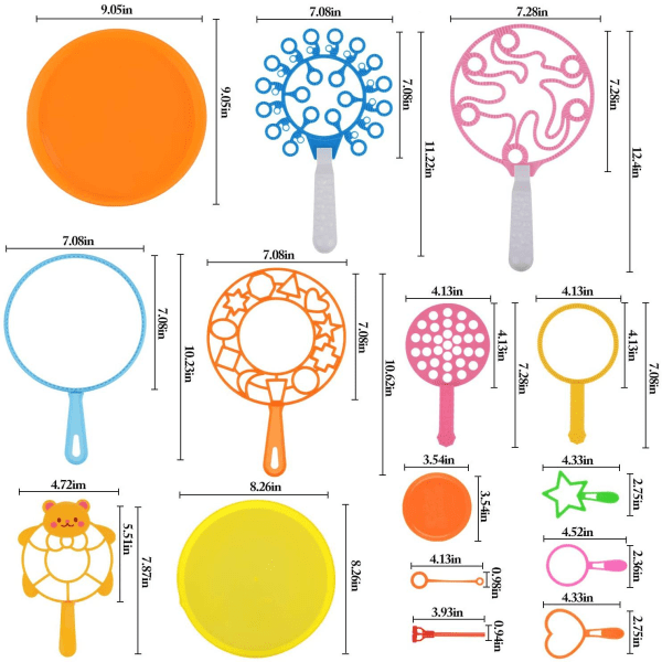 Utomhus set bubbelblåsningsverktyg barns bubbelstav leksak stor