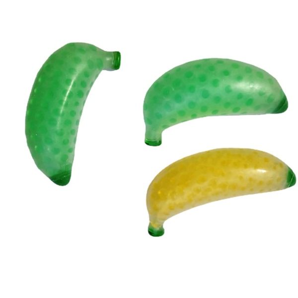 Frukt banan kompression boll fingertopp leksak green