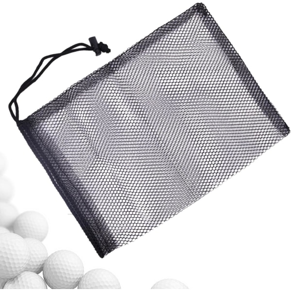 nätväska tennisbollar 5-delad mesh för golfrack för 50 golfbollar