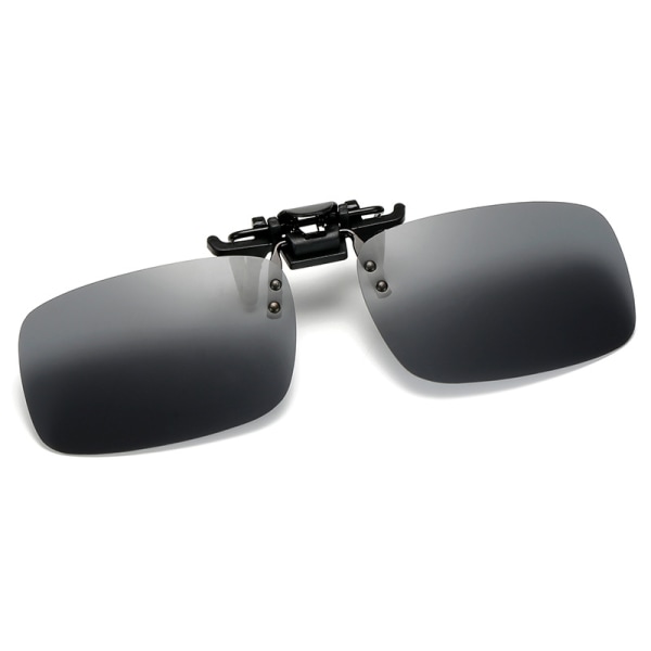Polariserede solbriller clip-on flip-up briller clip-on solbriller sort