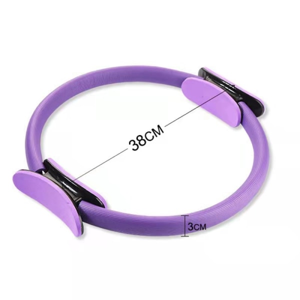 Pilates Ring Holdbar Magic Circle Yoga Fitness Smuk hofte purple