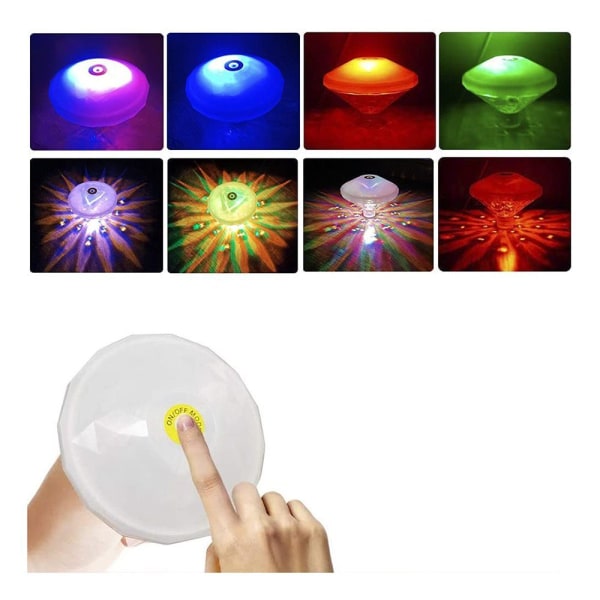 LED-allasvalot, kylpyammeen valot, IP68 vedenpitävät allasvalot