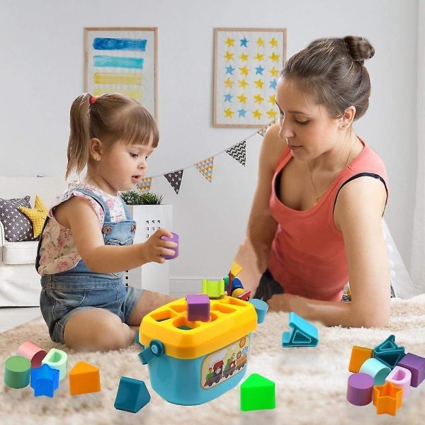 Formsortering Baby- og småbørnslegetøj og formstykker Sortering Matchende spil udviklingslegetøj til børn