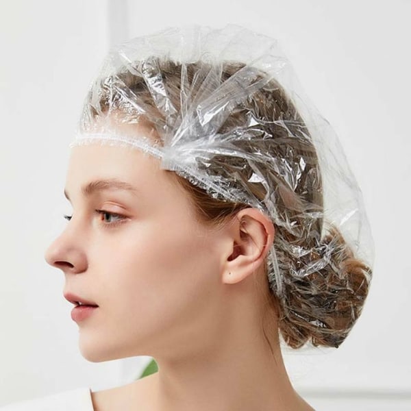 200 dusjhette engangs dusjhette for hårpleie plasthette spasalong