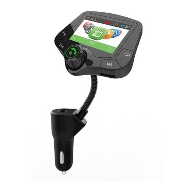 Stor skärm Bil Bluetooth MP3-spelare Bil Bluetooth FM-sändare Bluetooth USB Billaddare