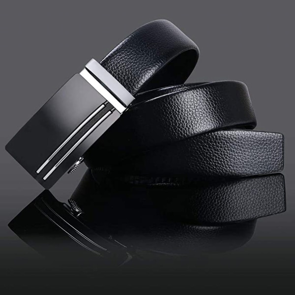 Bälten för män, Läderspärr Automatisk Bälte 3,5*125 cm 3119 | Style 1 |  Fyndiq