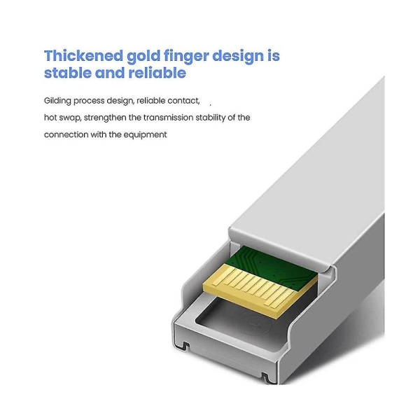 Sfp-10g- Yhteensopiva lähetin-vastaanotin, 10g Sfp+ Rj-45 1.25/2.5/5/10g-t .6a kuparilähetin-vastaanotin