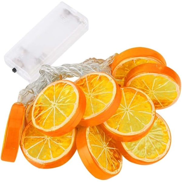 Stränglampor, 1,5 m Twinkle Lights String Lighting inomhus julgransdekorationer fönsterjulbelysning (10 LED, orange)