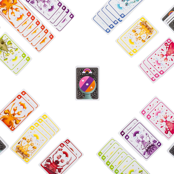 Mantis av Exploding Kittens - 2-6 Spelare - Ålder 7+ - 10 Minuter att Spela - Hårdföra Matchande Kortspel - Familjespelkväll