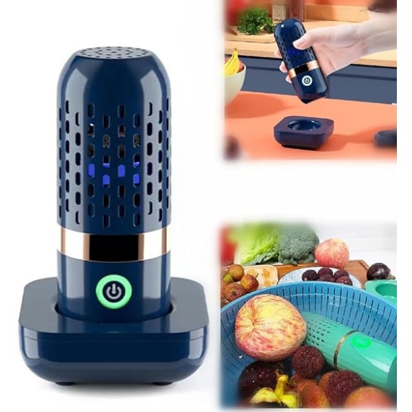 Frukt- och grönsaksrengöringsmaskin med OH-jonreningsteknik blue