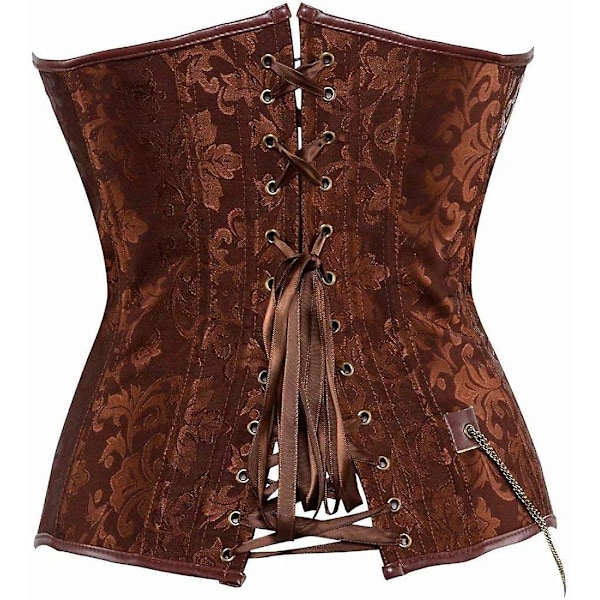 Kvinnors Steampunk Korsetter Bustiers - Gotisk Punk Midjesammandragare Retro Shapewearop S