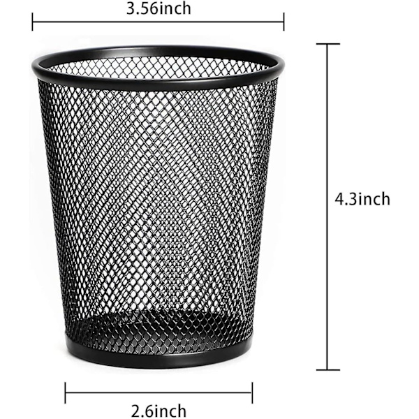 Penholder 6-pak - Mesh Skrivebordsorganisator Penneholder