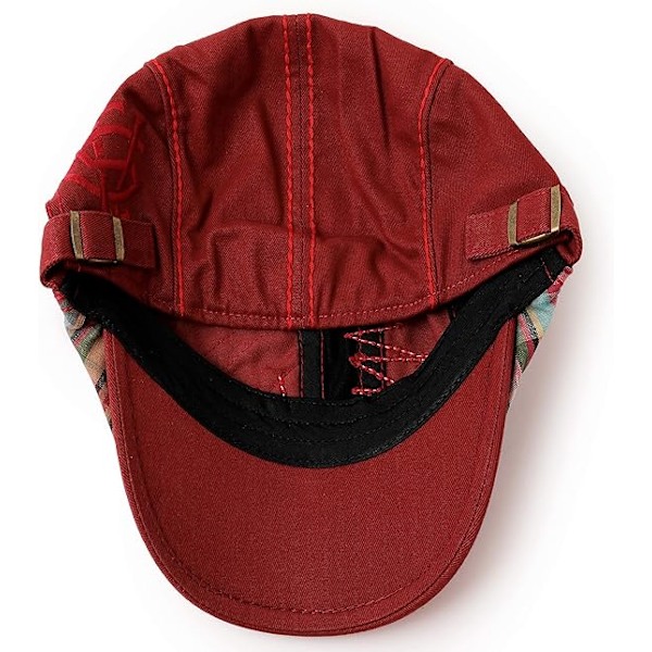 Miesten Litteä Lippis Ivy Tweed Litteä Lippis Vintage-Tyylissä Säädettävä Newsboy-Hattu Epäsäännöllinen Väri Ajokokkihatut Miehille