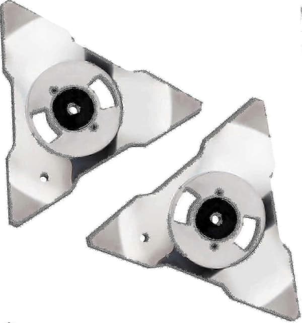 2-pakning erstatningsblader for Robomow robotgressklipper RS TS MS RC TC MC modeller rustfritt stål 0619