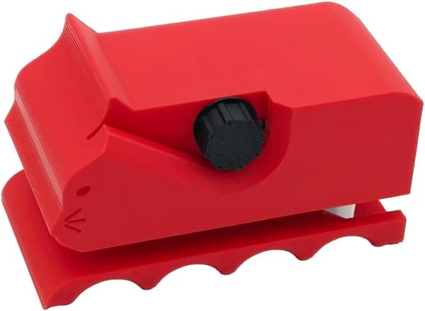 Katteklorebrett-kutter, DIY pappskjæreverktøy, håndholdt pappkutter for å lage katteklorebrett og katteseng (rød)
