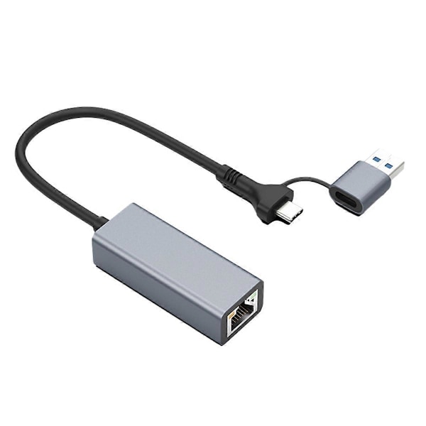 1000M Ethernet Gigabit -sovitin USB3.0 Type C - RJ45 Ajuriton 1000Mbps Peli Gigabit Ethernet H
