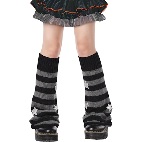 Måne Træ Benvarmere til Piger Kvinder Kawaii Harajuku Benvarmere Søde Strikkede Benvarmere Goth Lolita Tilbehør