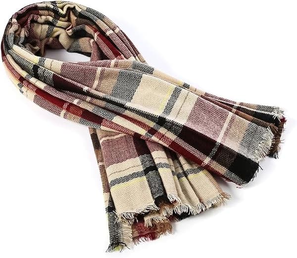 Dame Efterår Vinter Tørklæde Plaid Kvaster Bløde Varme Tæppe Tørklæder Dame Sjal Wraps