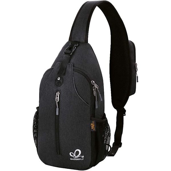 Crossbody Sling Ryggsäck Sling Väska Resväska Vandring Bröstväska Dagryggsäck