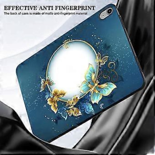 Malt TPU-etui til iPad 10. generation 10.9 2022 (Sommerfuglcirkel)
