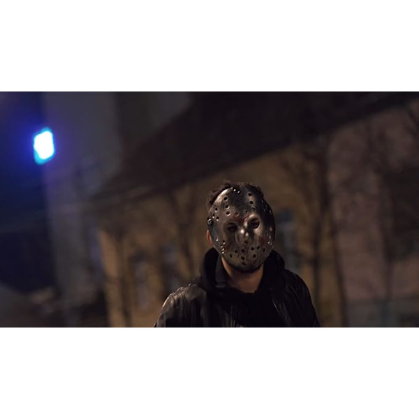 Ultra Halloween Termoplastinen Kauhu Jääkiekkonaamio - Hieno Pukujuhla Aikuisille - Halloween-naamio Juhliin ja Tapahtumiin - Halloween Pelottava Murhaaja