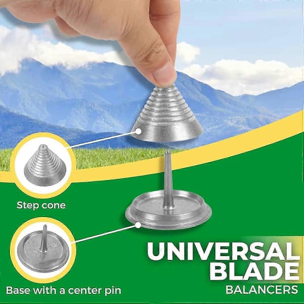 2-pack Metall Precisionsbladbalanserare för Balansering av Gräsklipparblad Efter Slipning