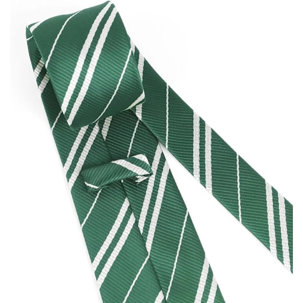 Slips för Tematiserad Festkostymtillbehör, Klassisk Harry Potter-Halsduk i Normal Längd, Unisex Vuxen Cosplay, Slips Halloween Satin Leksaksslips (57.09”) green