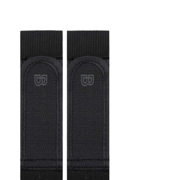 Elastisk bælte uden spænde til mænd - Passer til 1,5 tommer bæltestropper for komfort black M
