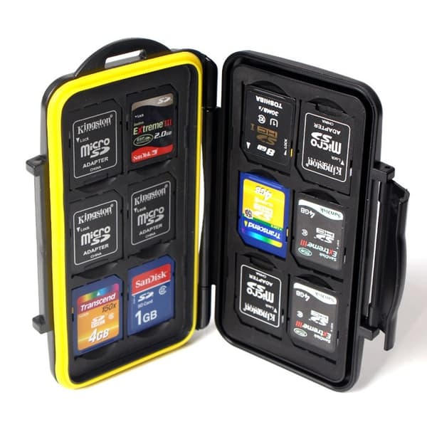 MC-CF/SD/MSD8 Vandtæt Hukommelseskortetui