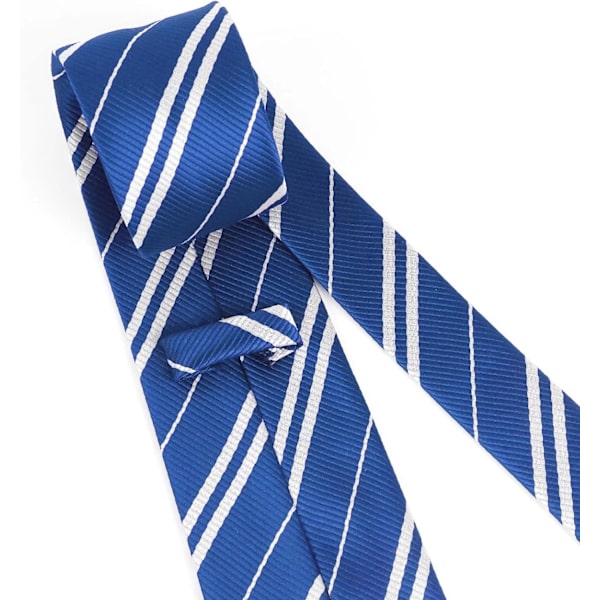 Slips för Tematiserad Festkostymtillbehör, Klassisk Harry Potter-Halsduk i Normal Längd, Unisex Vuxen Cosplay, Slips Halloween Satin Leksaksslips (57.09”) blue