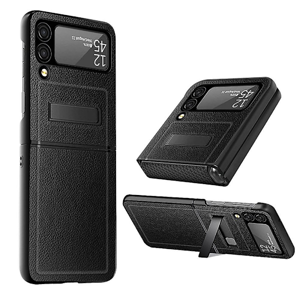 Erittäin ohut nahkainen puhelinkotelo, yhteensopiva Samsung Galaxy Z Flip 3 5g:n kanssa