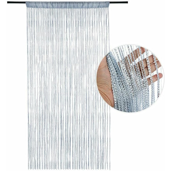 String Dørgardin Flue Insekt Skjerm String Døråpninger Skillevegg Glitter Retro Dusker Dører Døråpninger Skillevegger Panel Festdekorasjoner