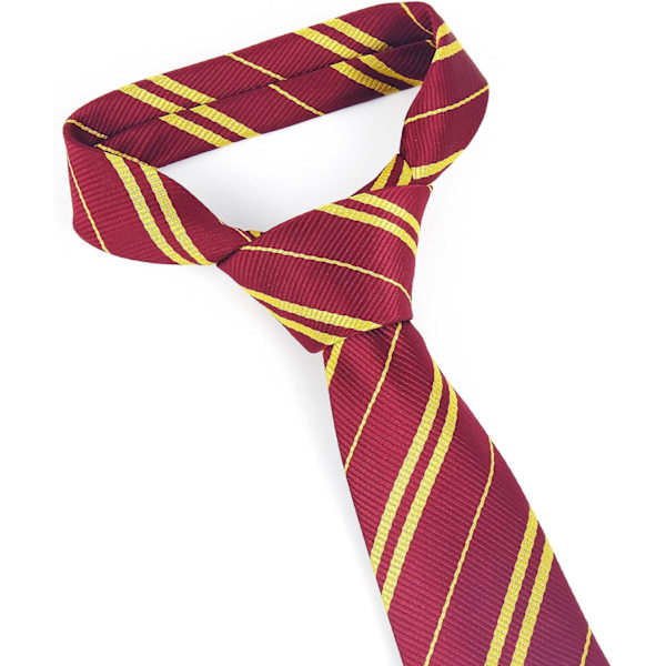 Slips för Tematiserad Festkostymtillbehör, Klassisk Harry Potter-Halsduk i Normal Längd, Unisex Vuxen Cosplay, Slips Halloween Satin Leksaksslips (57.09”) red
