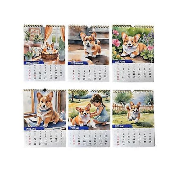 2025 Luova Persoonallisuuskalenteri Corgi 2025 kalenteri