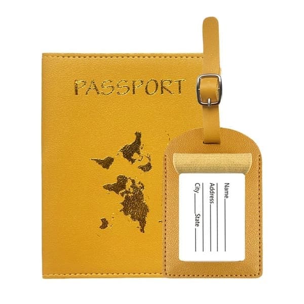2 stk/sett Beskyttelse Kredittkortholder GUL Gul Yellow