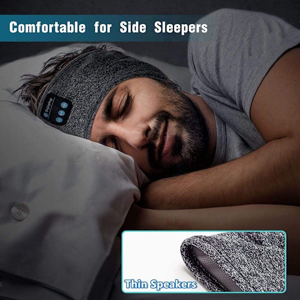 Bluetooth-unipäänauha rentoutumiseen – unikuulokkeet grey