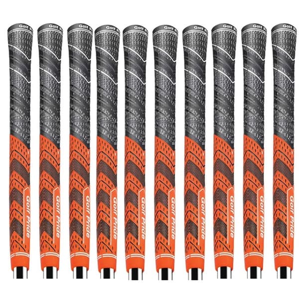 10 kpl Golf Pride MCC PLUS 4 -golfgrippejä vakiokoko Orange