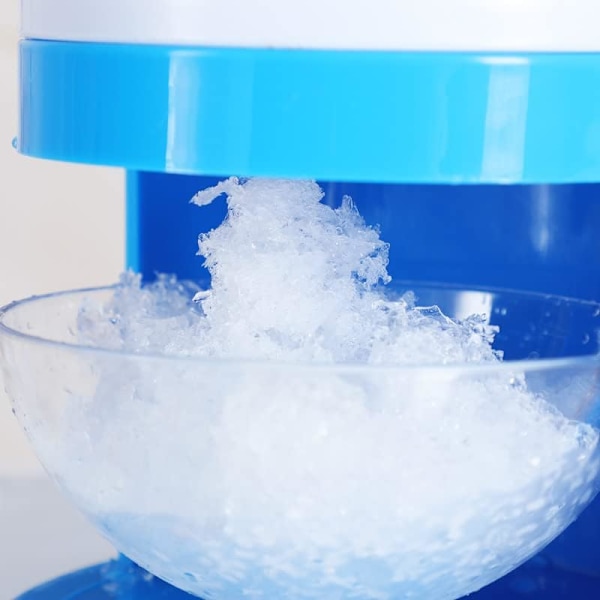 Kannettava käsikäyttöinen jäänraaputuskone - Manuaalinen lumikartioiden murskain ja slushy-valmistaja, ei sähköä tarvita kesäjuhliin