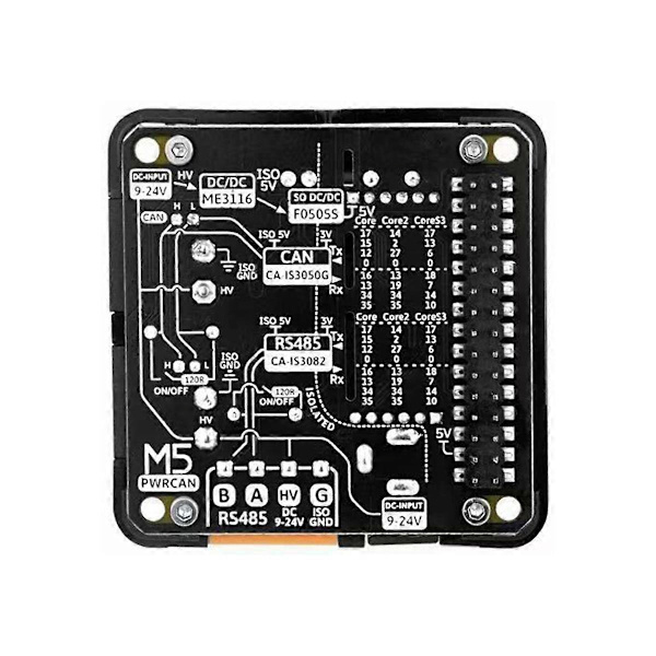 Til M5Stack PWRCAN 13.2 Modul Isoleret Dual-Channel CAN & Single-Channel RS485 Interface til Forbedring
