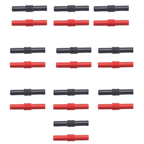 20 Stk. 4mm Banankontakt Hunn til Hunn Adapter Kobling Skjøte Isolert Bananplugg Kontakter