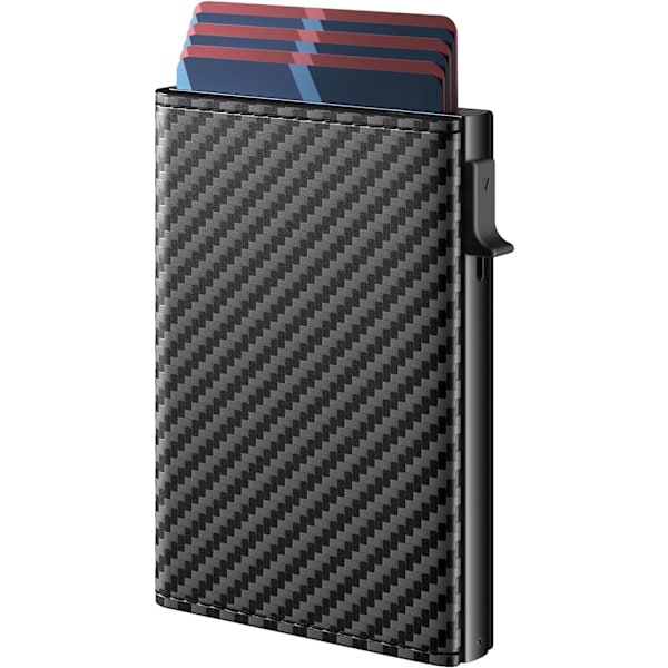 Bankkort Holder Lommebøker & Kortholdere Slank Lommebok for Menn Aluminium Pop-up Kredittkort Holder