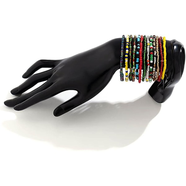 Boho pärl armband i pärlor - Färgglatt handgjort armband i pärlor
