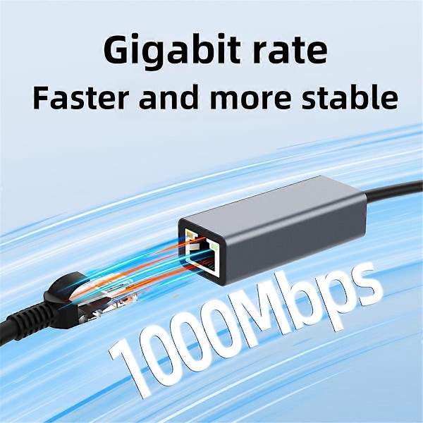 1000M Ethernet Gigabit -sovitin USB3.0 Type C - RJ45 Ajuriton 1000Mbps Peli Gigabit Ethernet H