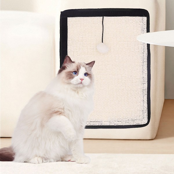 Kradsemøbelbeskyttere til katte, Bordbens katte-kradsefast sofa til beskyttelse af møbler, Kradsemåtte til katte og hunde