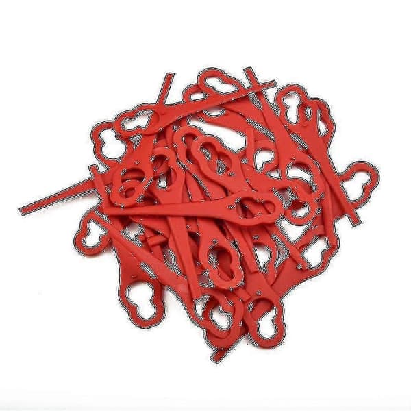 100 stk. gressklipperblader 85mm trimmer reservedeler 97699 2002706 for Ferrex Amp; Aldi Far 20-1 gresstrimmertilbehør-MXBC
