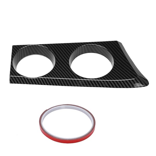 Midtkonsoll koppholderbrakett erstatning for E81 E82 E87 E88 1-serie 120i 2004-2011 høyreratt karbonfiberstil