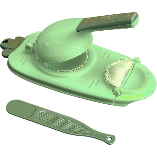 2-i-1 Dumplingmaskin, Manuell Dumpling Wrapper Form Maker, Manuelle Deigmaskiner, Manuell Dumpling Maker Form, Empanada og Dumpling Deigpresse