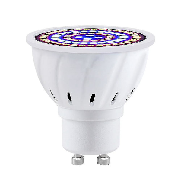 80 LED Fullspektrum Växtlampor 220V Kompatibla Med Inomhusväxter, gu10 80LED