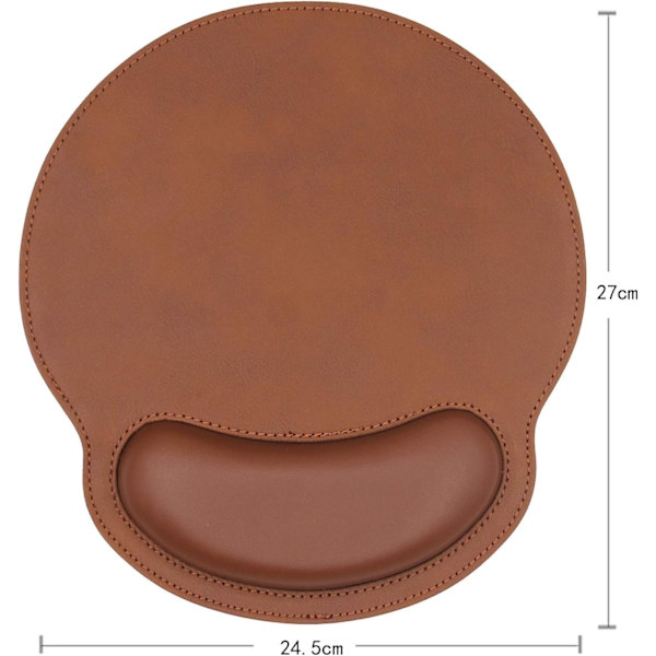 Musematte med gel-håndleddsstøtte, ergonomisk musematte, komfortabel spillmusematte med håndleddsstøtte for datamaskin