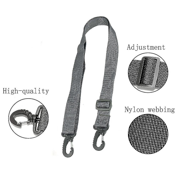 Nylon Lumilautakengän Kantohihna Rullaluistimille, Hiihtokengille Jne. Musta Hiihtovaruste gray
